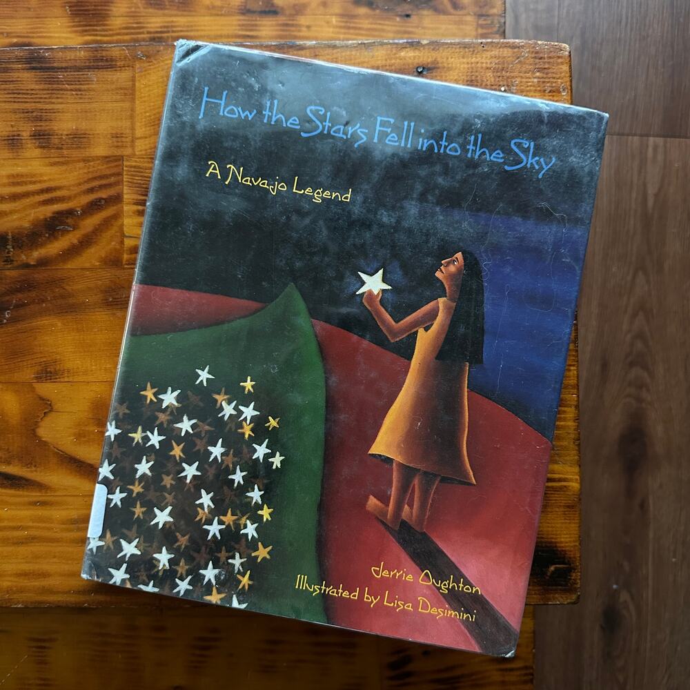 Vintage 1992 How The Stars Fell Into The Sky A Navajo Legend Hardcover Book